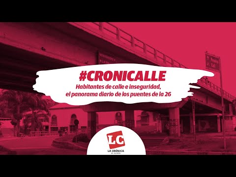#Cronicalle | Habitantes de calle e inseguridad, el panorama diario de los puentes de la 26