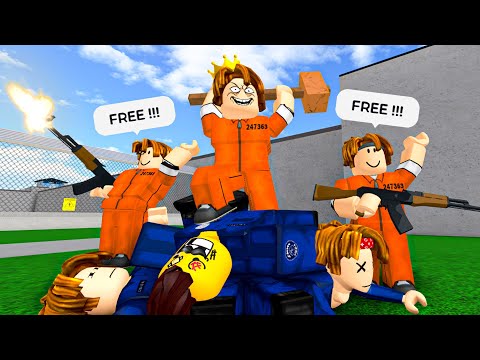 ROBLOX Prison Life But we RAID the Police 👮