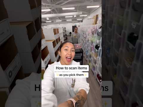 How To Scan + Pack Orders 📦 ERROR FREE✨✅ #smallbusiness #packingorders