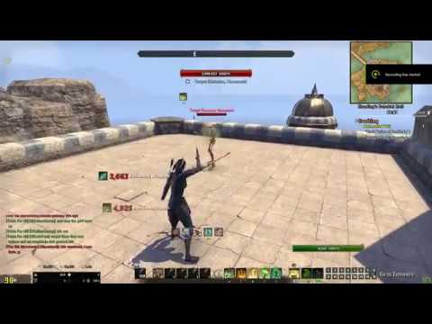 The Elder Scrolls Online - stamina templar (Simplar) DPS test 3m dummy