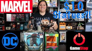 $10 Statues from GameStop?! (Diamond Select Toys-Aquaman and Squirrel Girl) Marvel and DC Unboxing