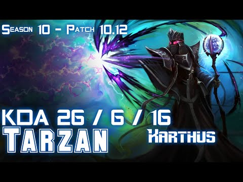 Tarzan KARTHUS vs ELISE Jungle - Patch 10.12 KR Ranked