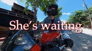 She’s waiting…..