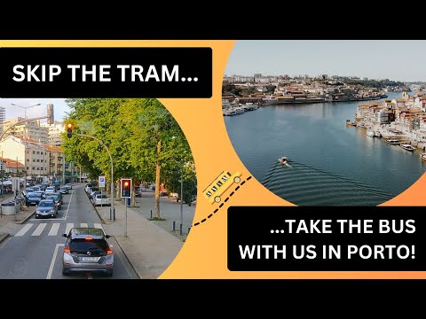 4K Bus ride along Porto´s coast - A great alternative for famous tram 1