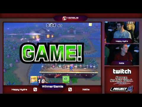VS Weekly 7/30/14 - Winners Semis - Happy Hydra (Kirby, Jigglypuff) vs Xaltis (ZSS) - Project M