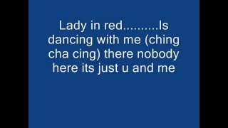 Lady in red Lyrics