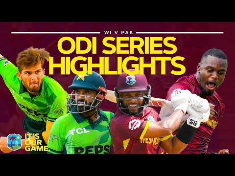 Wonderful West Indies Win 🏆 Full West Indies V Pakistan CG United ODI Series Highlights