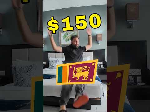 $150 luxury hotel in Sri Lanka 🇱🇰