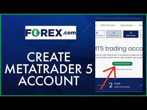 How to Open/Create Metatrader 5 Account in Forex.com 2024?