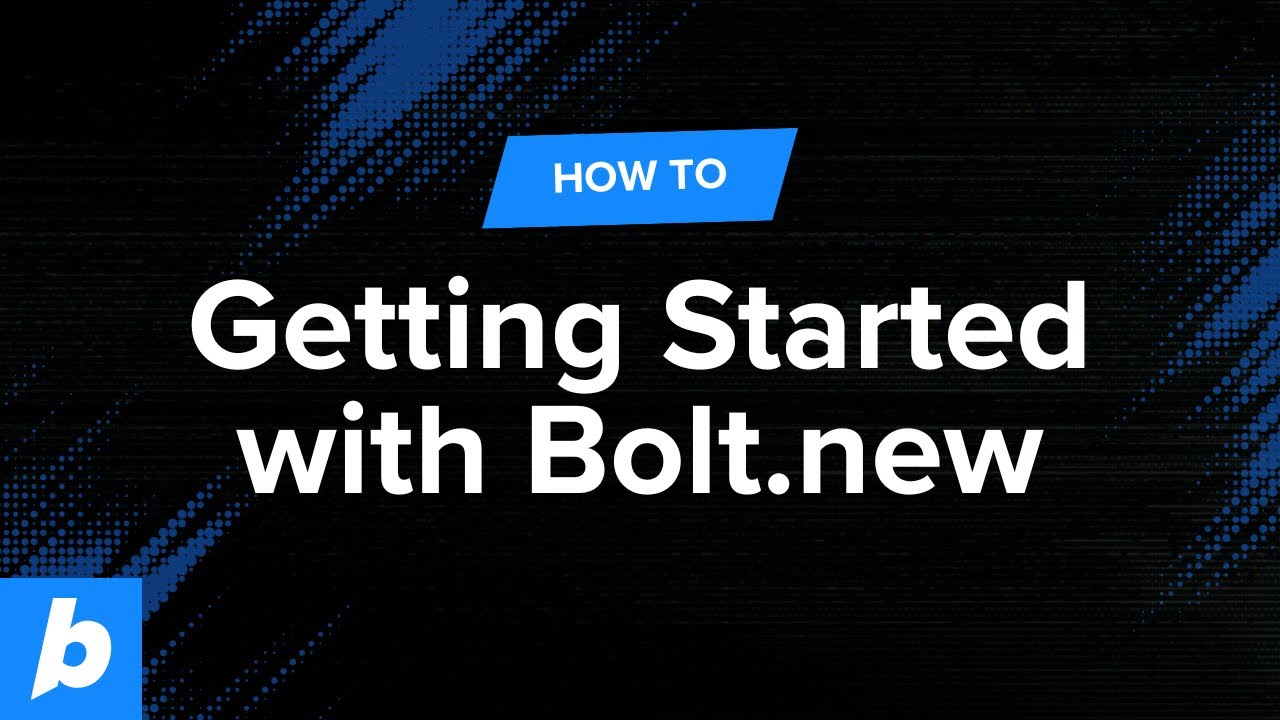 Bolt AI全栈开发工具演示视频，展示快速原型设计和代码生成功能