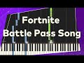 Fortnite Battle Pass Song - EASY Piano Tutorial