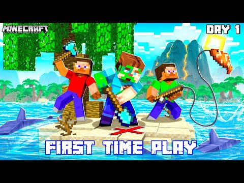 Lovely Boss - FIRST TIME PLAY MINECRAFT SURVIVAL 🔥 | EPISODE- 1 ❤️ | LOVELY BOSS
