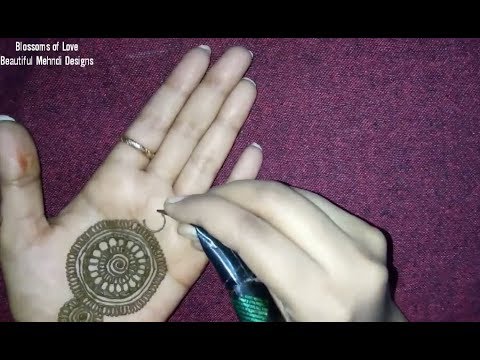 New Trendy Arabic Mandala Mehndi design for Henna Lovers