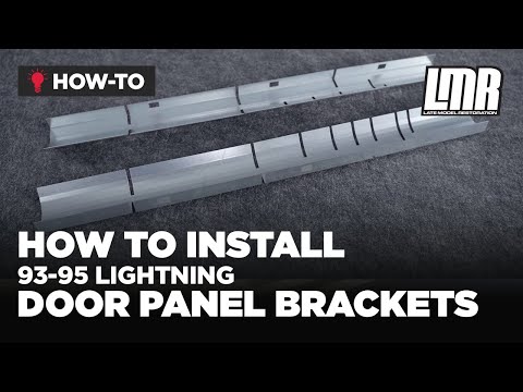 How To Install Ford Lightning Door Panel Brackets (93-95)