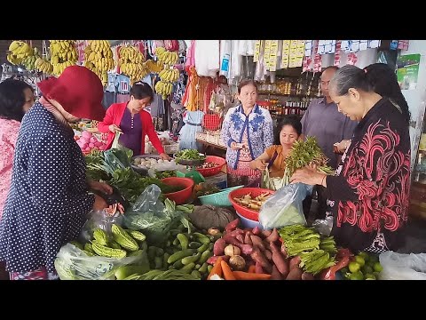 PC Market On The Back - Morning Street Food In Phnom Penh Market - Best Food Tour