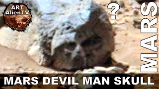 MARTIAN DEVIL MAN ? ENCRUSTED ALIEN SKULL ? ArtAlienTV
