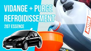 Youtube thumbnail of video "Comment Vidanger et Purger son Circuit de Liquide de Refroidissement Peugeot 207 1.4 8V 🚗"