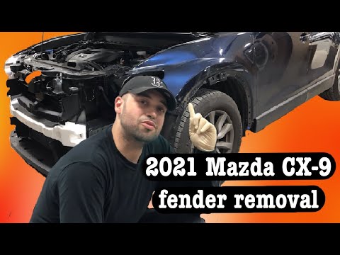 2021 Mazda CX 9 fender removal