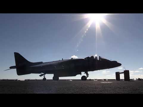 Watch This Incredible Footage : AV-8B Harrier Takeoffs and Vertical Landing