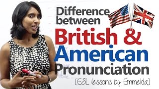 Difference between American & British English pronunciation (Improve your English speaking)