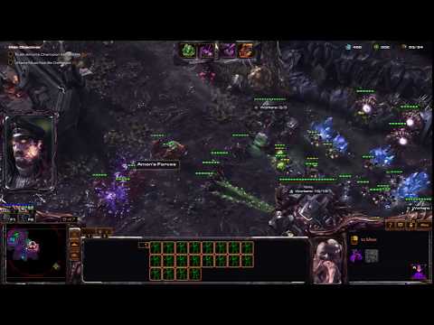 Starcraft 2 Commander Stukov Max Apocalisk Brutal gameplay