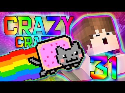 Minecraft: NYAN CAT LAUNCHER MOD! Crazy Craft 2.0 Modded Survival w/Mitch! Ep. 31 (Crazy Mods)