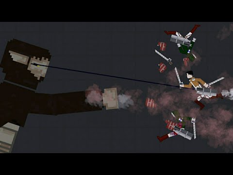 Attack on Titan in People Playground