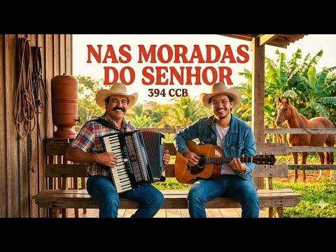 LINDO Sertanejo | Nas Moradas Do Senhor | Hino 394 | CCB
