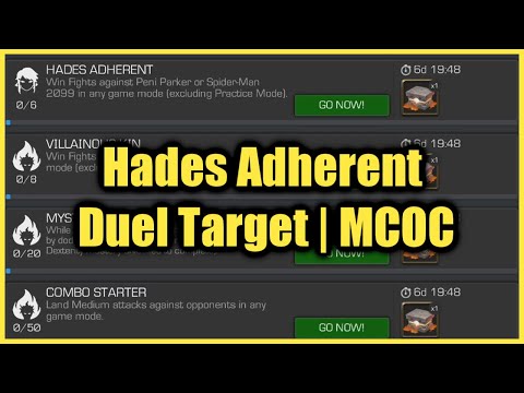 Hades Adherent Duel Target | MCOC