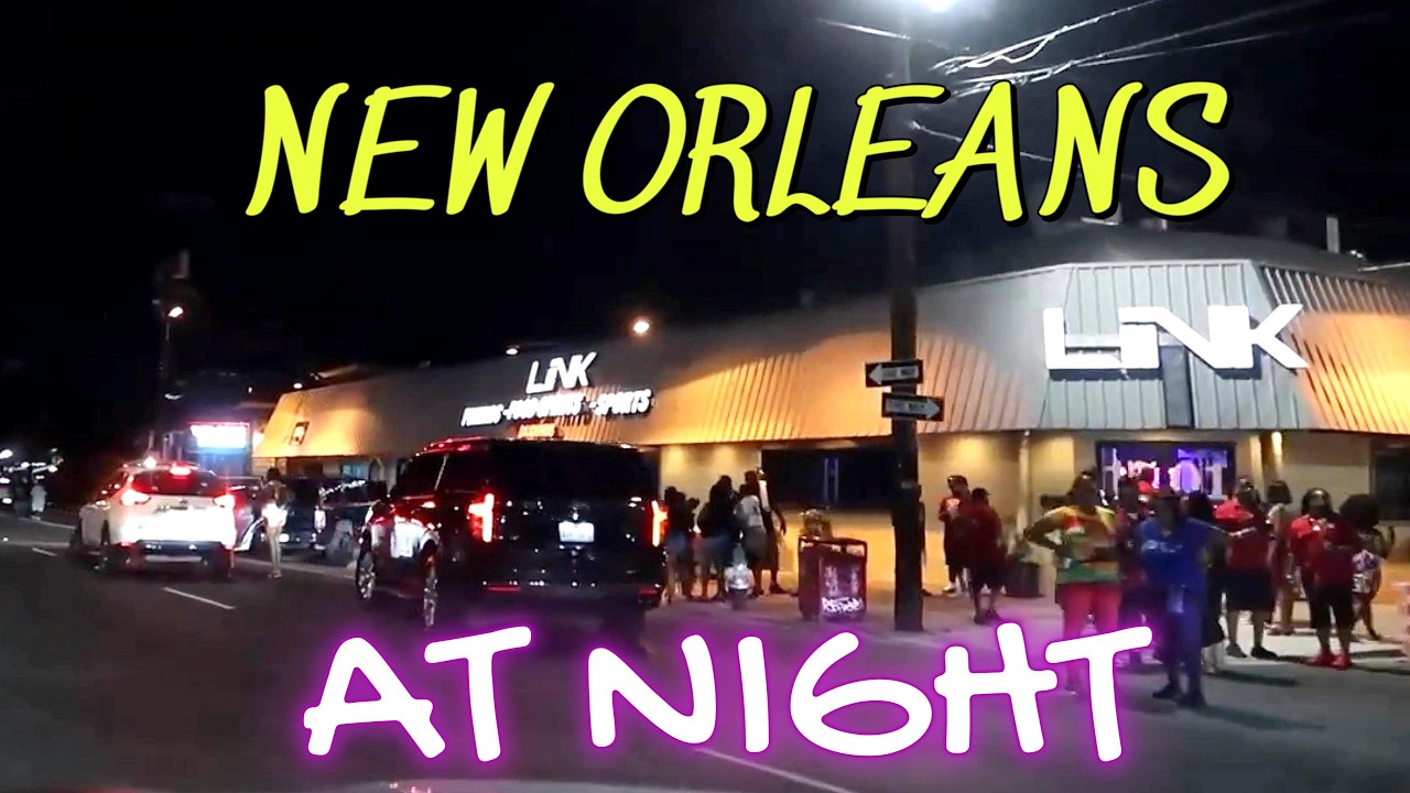NEW ORLEANS RAW STREETS AT NIGHT COMPILATION