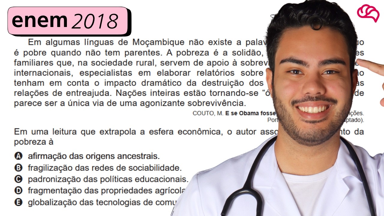 Resolução em Vídeo — Questão 80 ENEM 2018