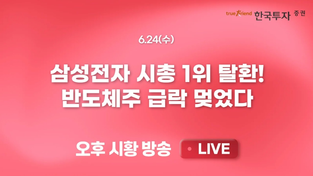 [0624 리서치톡톡] 금리 상승 우려와 대표 성장테마 로봇주 하락 [끝장뉴스] 급락한 바이오주 반등. 관심가?