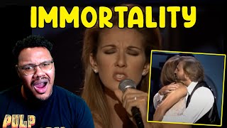 OMG CELINE DION | Bee Gees - Immortality (Live in Las Vegas, 1997 - One Night Only) REACTION!!