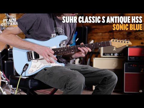 No Talking...Just Tones | Suhr Classic S Antique HSS Sonic Blue Rosewood
