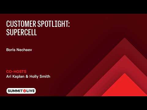 Watch: Building Data Platforms for 300M Players: Supercell's Global Scale