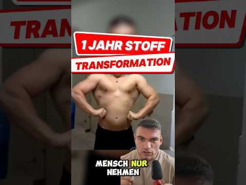1 Jahr Stoff Transformation! #bodybuilding #stoff #testo 10% @vitaminversand24 code LESTER
