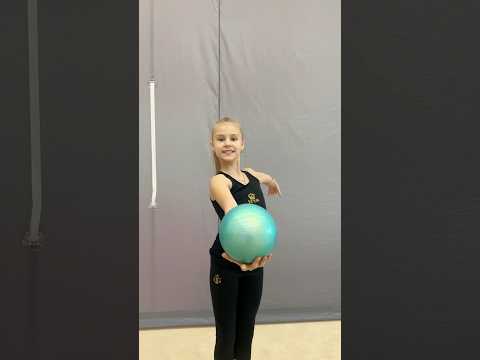 Мой красивый мяч🩵 #спорт #sports #ульянамишкурова2013 #rg #dance #художественнаягимнастика #sports