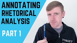 How to Annotate Text: Rhetorical Modes and Rhetorical Choices