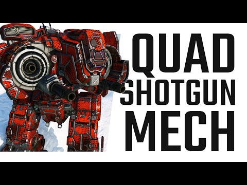 Crit Seeking Quad Shotgun Fafnir Build - Mechwarrior Online The Daily Dose 1467