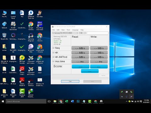 SAMSUNG SSD 870 EVO 250GB SPEED TEST  [ AMAZING RESULTS]