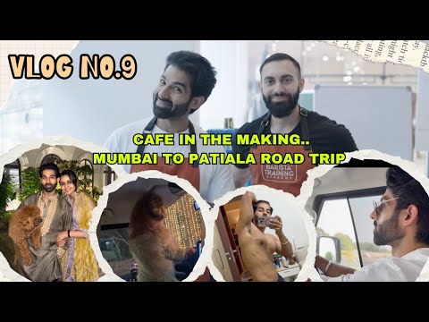 Mumbai to Patiala Road Trip | Diwali with Family | Cafe in the Making..Building Dreams ☕ 🏗️ ✨