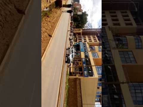 President Uhuru Kenyatta's Motorcade in Thika town Superb