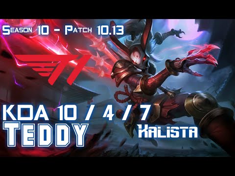 T1 Teddy KALISTA vs VARUS ADC - Patch 10.13 KR Ranked