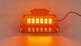 PREDATOR LED vnútorné, 12x LED 3W, 12/24V, oranžový, ECE R65