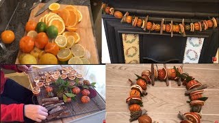 DIY How to make dried fruits decorations at home for Christmas