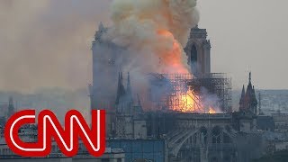Fire engulfs Notre Dame cathedral in Paris