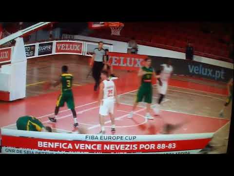 Basquetebol: SL BENFICA 88 - 83 BC Nevezis