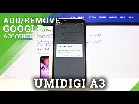 How to Add & Remove Google Account on UMIDIGI A3 – Set Up Google User