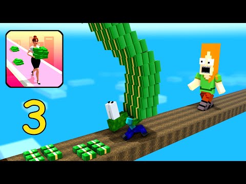MONEY RUN 3D 3 CHALLENGE - Minecraft animation