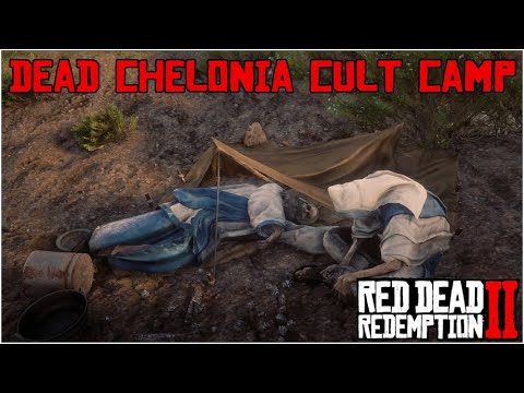 Camp with Dead Chelonians | Red Dead Redemption 2
